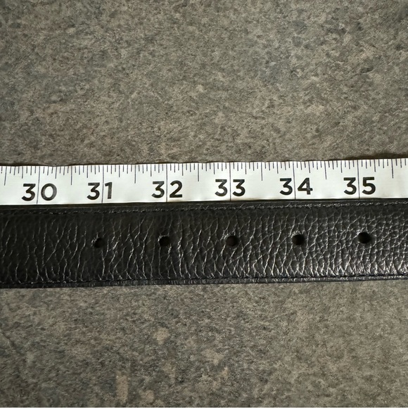 Brighton Reversible Leather Belt Black and Gray Taupe Silver Buckle Sz Medium - Picture 8 of 10